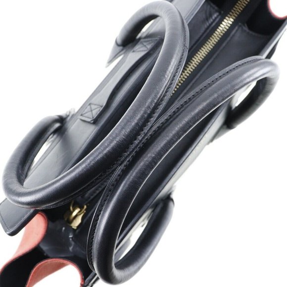 CELINE Luggage Handbag Micro shopper Tricolor black/Orange / beige - Picture 7 of 8